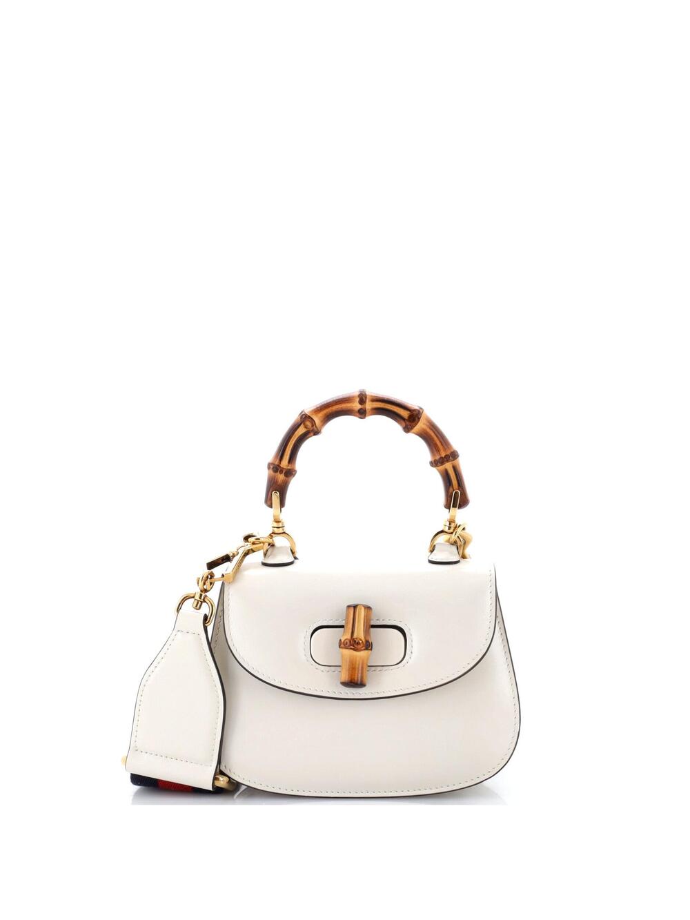 Gucci Bamboo Top Handle Bag Leather #364299G22B